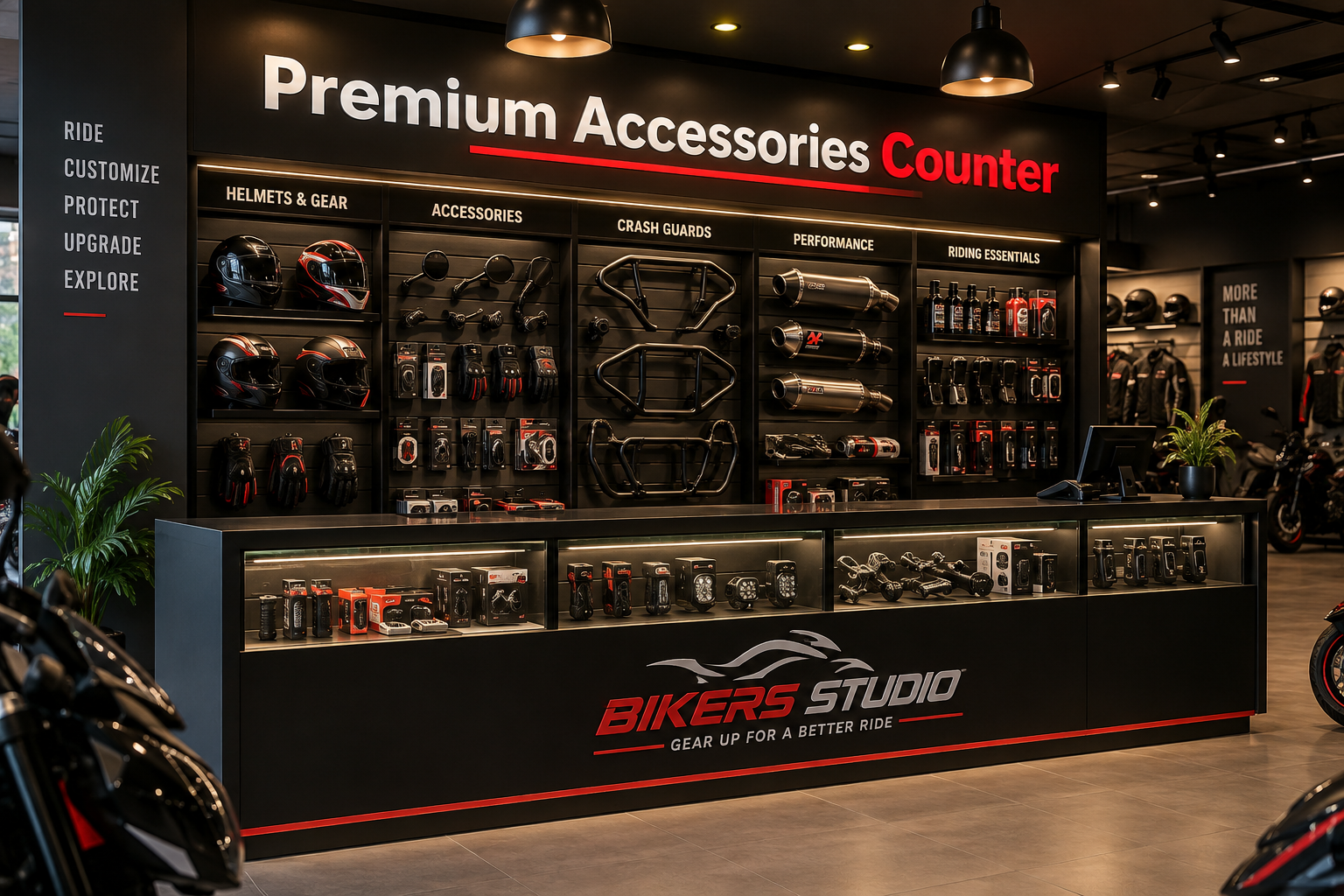 Premium Accessories Counter